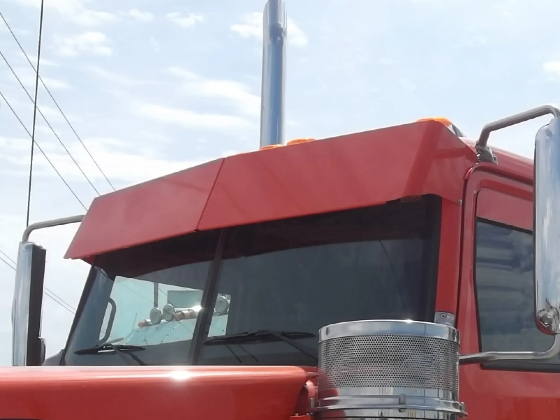 [SLI003517] Western Star Low Roof Straight Visors (10")