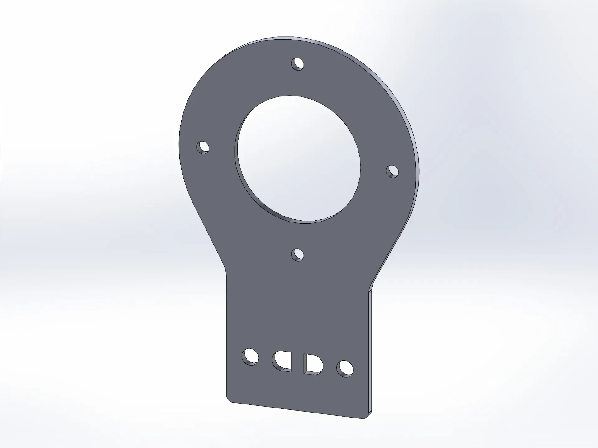 [SLI003631] Bumper Support Light Brackets - Flat