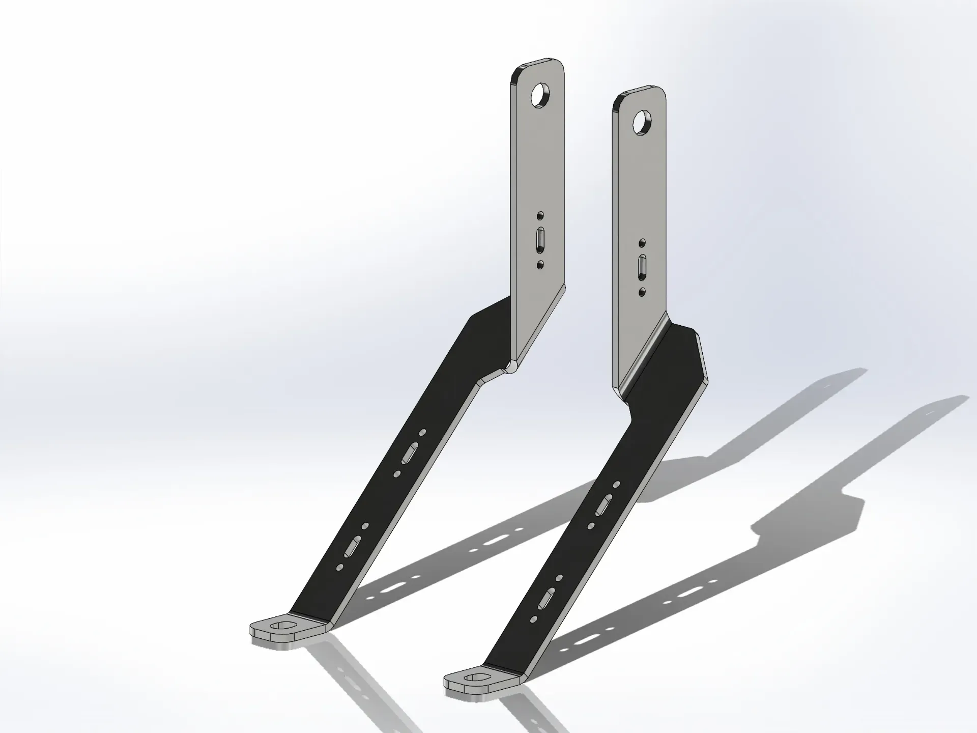[SLI003594] Peterbilt 379 Bumper Support Brackets (16")