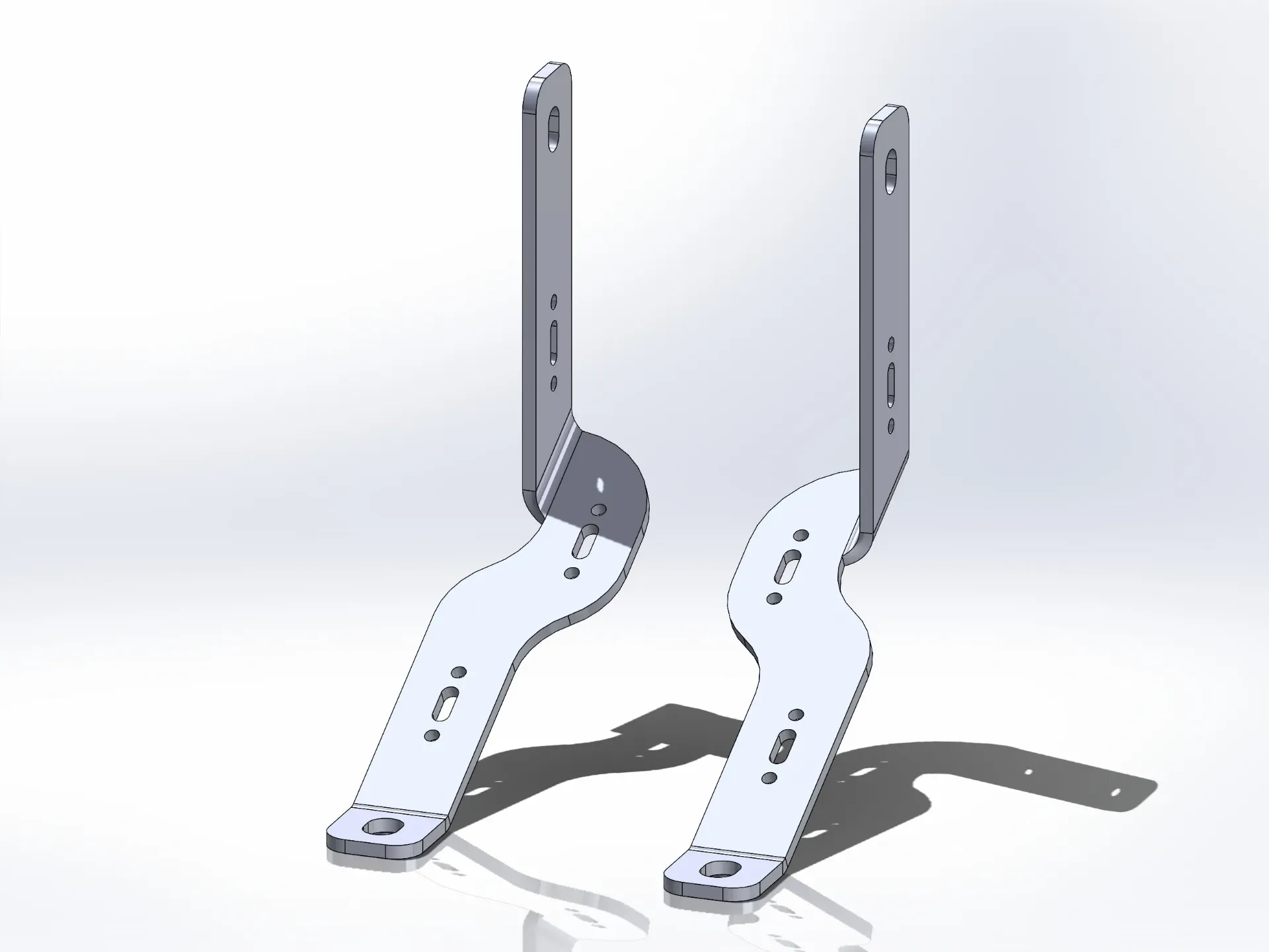 [SLI003612] Peterbilt 389/589 Bumper Support Brackets (16")