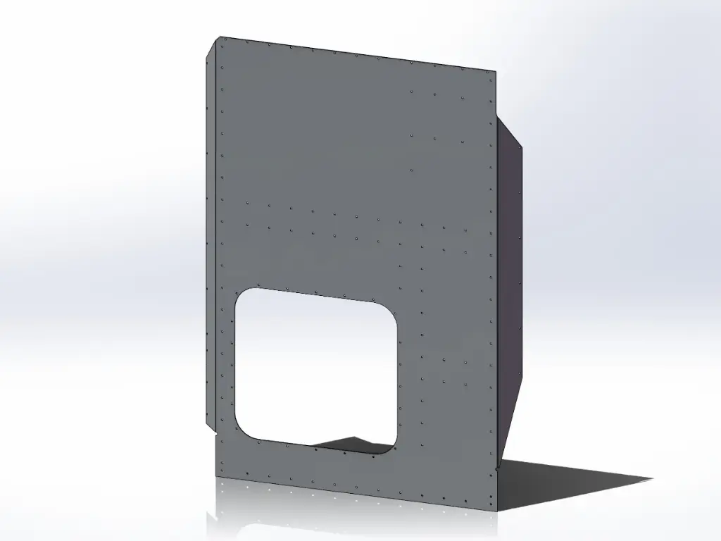 Peterbilt Old Style 379 Sleeper Panels - Passengers Side, 48" (58"), Ultra Cab