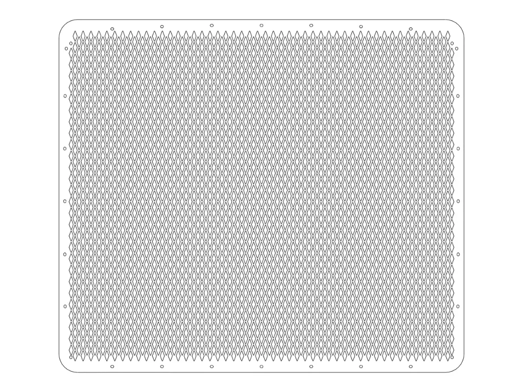 Peterbilt 389/589 Punched Grills