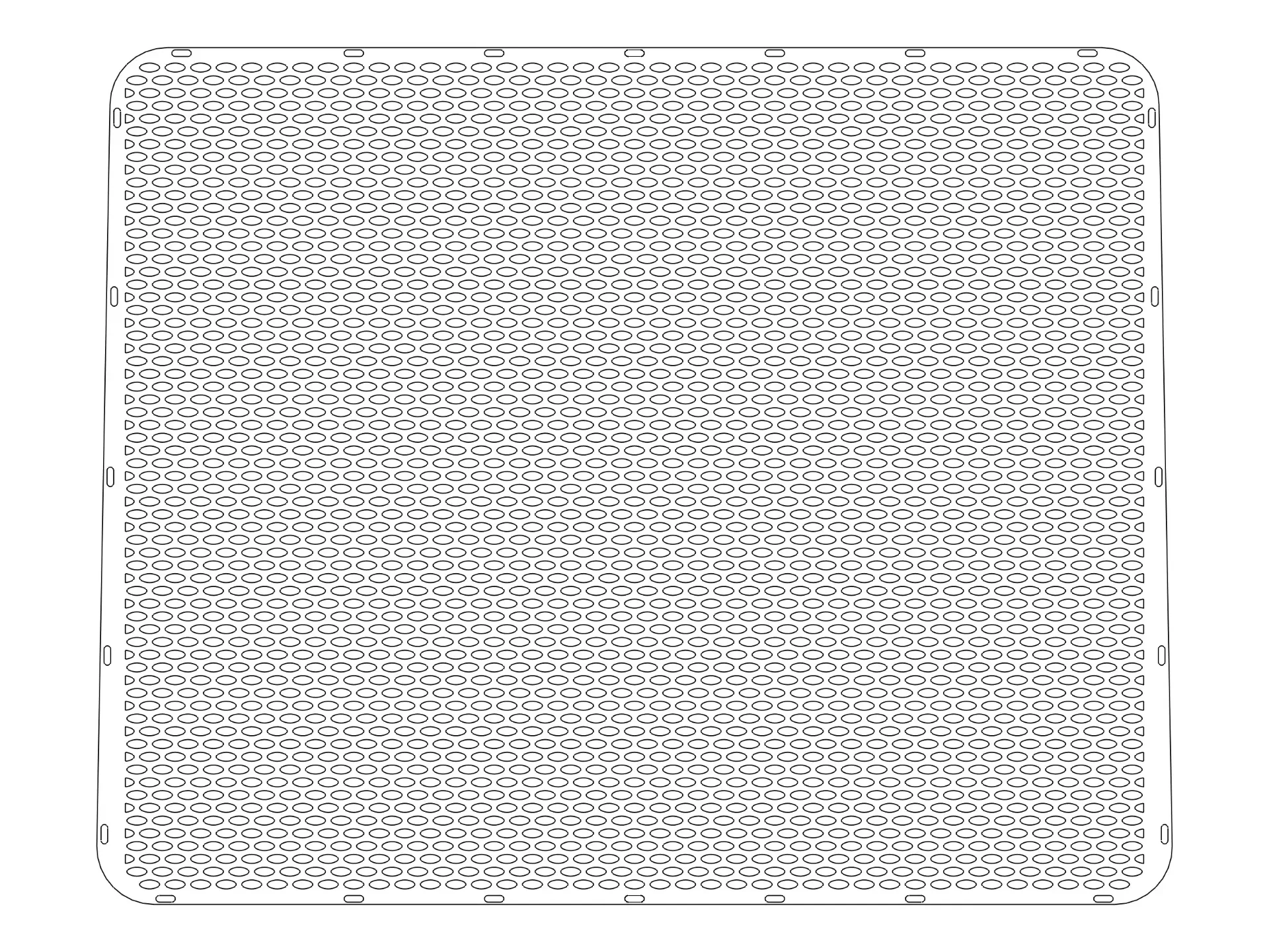 Peterbilt 379 Short Hood Punched Grills