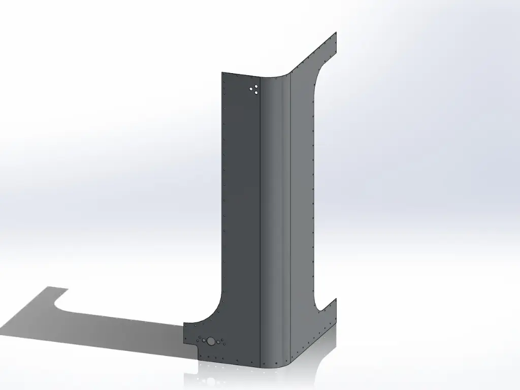 [SLI000123] Peterbilt 5-Series Sleeper Panels - Front Corner Drivers Side, 48" (58")