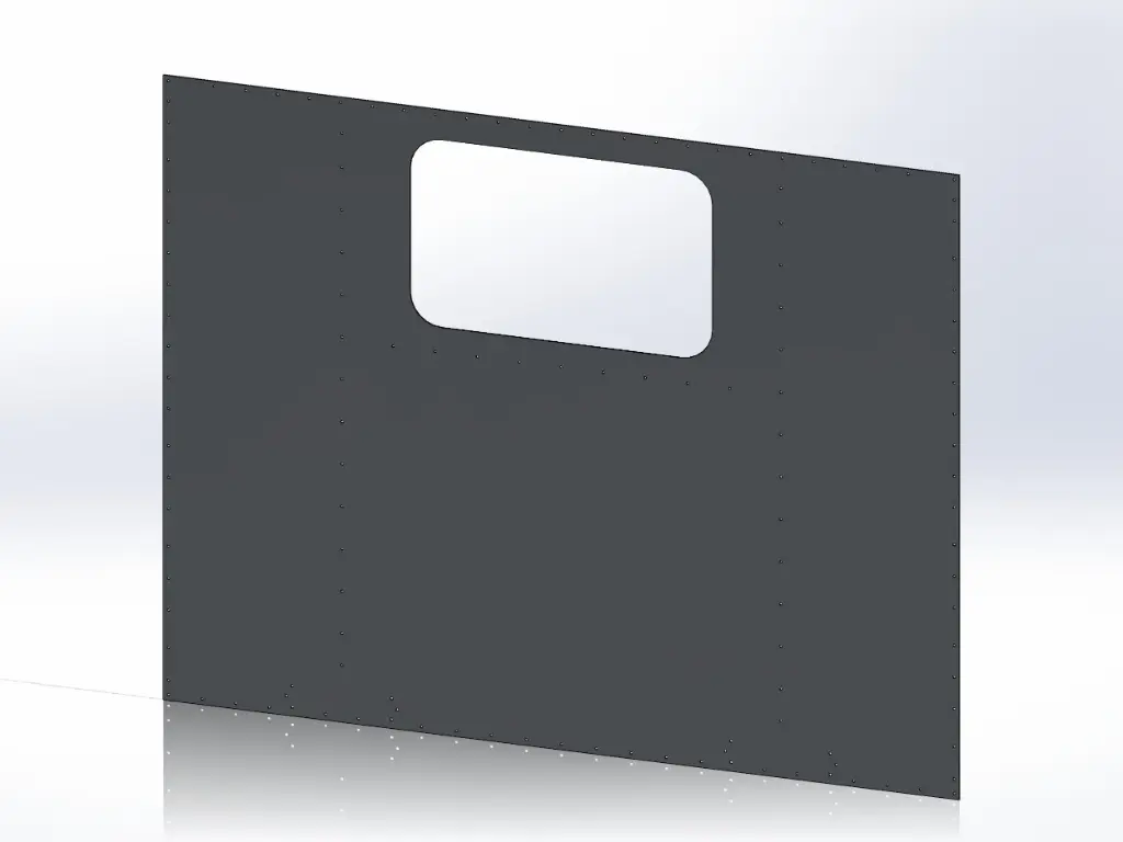 Kenworth Sleeper Panels - Back, New Style