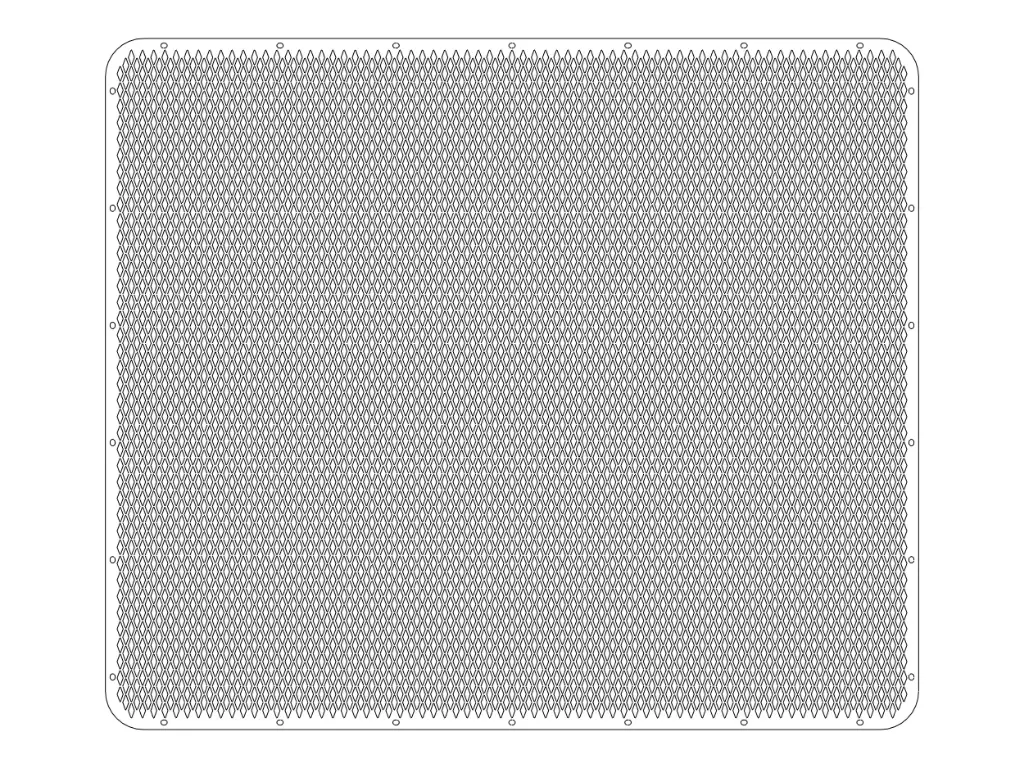 Peterbilt 389/589 STC Punched Grills - 379 Style