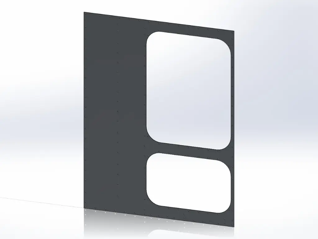 [SLI000158] Kenworth Sleeper Panels - Sides, 72" (2 Doors, Drivers Side)