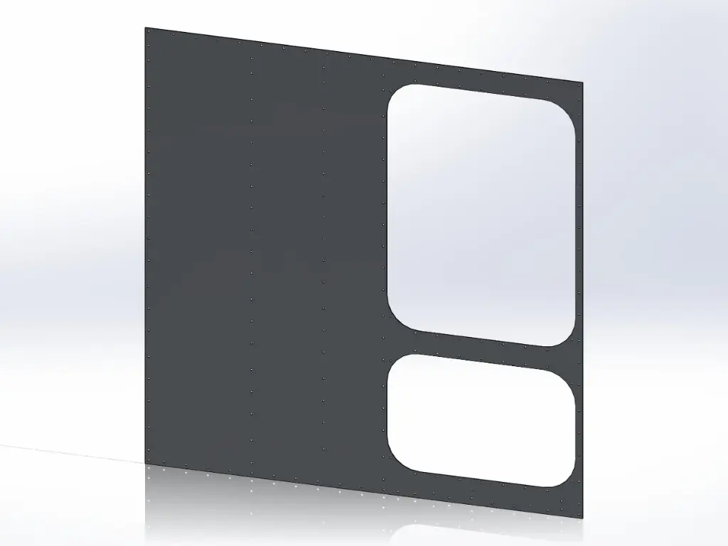 [SLI000162] Kenworth Sleeper Panels - Sides, 86" (Drivers Side)