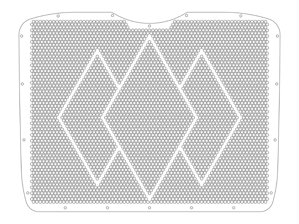 Peterbilt 386 Punched Grills