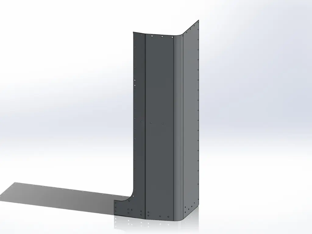 [SLI000188] Kenworth Day Cab Back Corner Panels - New Style (Drivers Side)