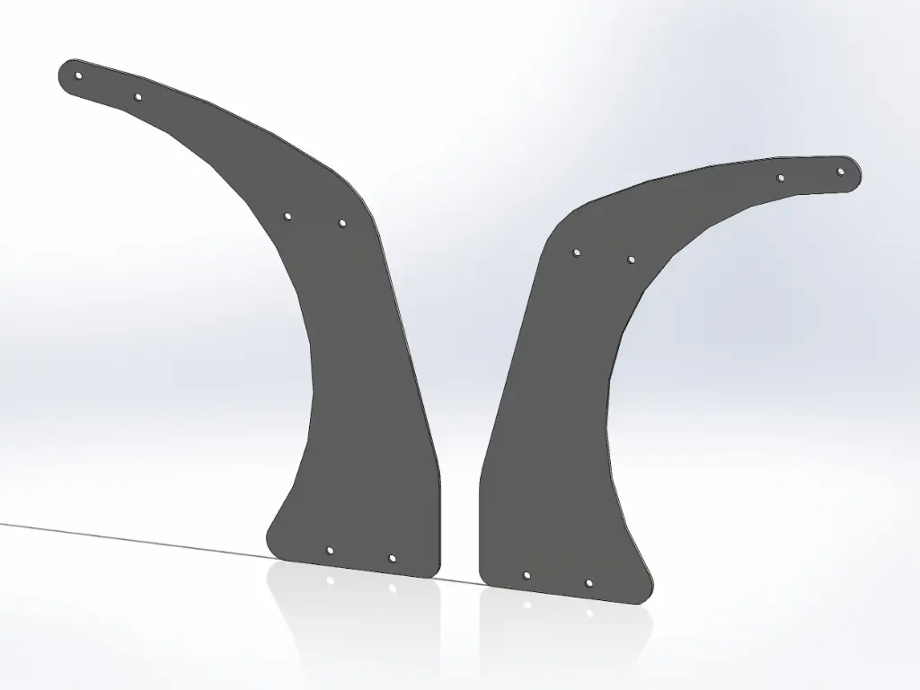 [SLI000831] Peterbilt 26" Fuel Tank Step Sides (Full Set)