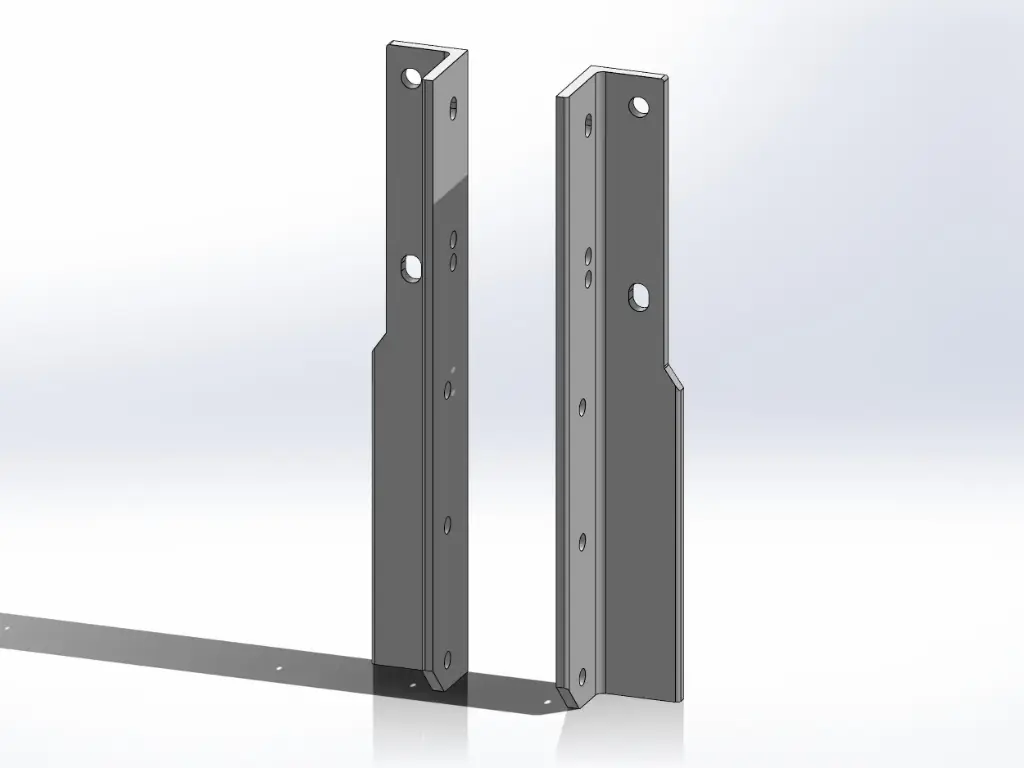 [SLI000446] Peterbilt Battery Box Mounting Brackets – External