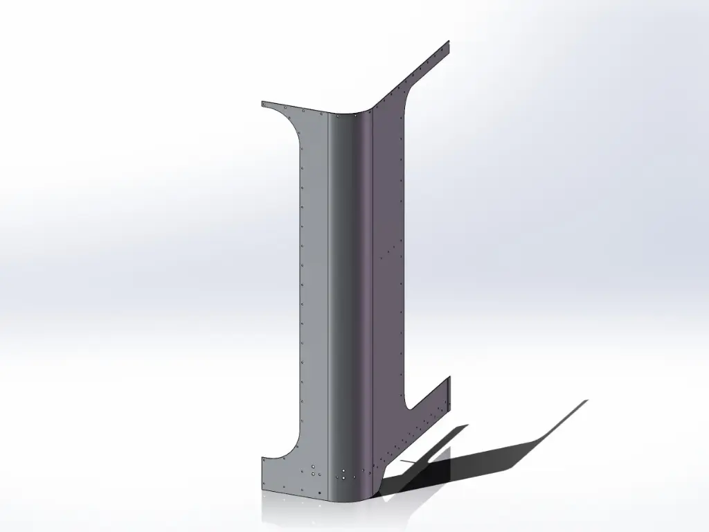 [SLI000023] Peterbilt Cab Back Corner Panels - Old Style (Drivers Side)