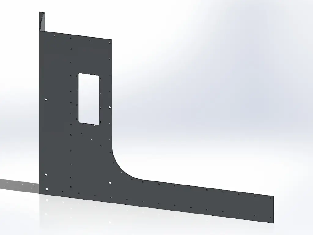 [SLI000241] Peterbilt 359 Cab Cowl / Air Cleaner Panels (Drivers Side)