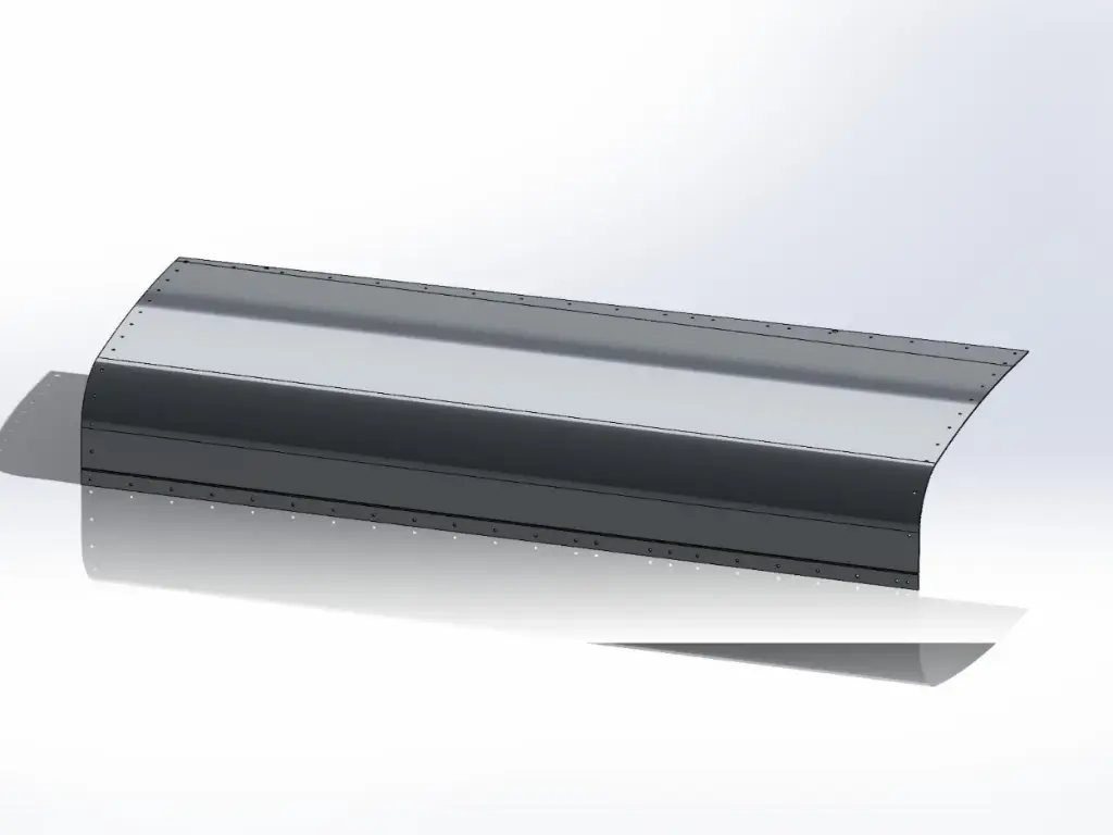 [SLI000251] Peterbilt 359 Top Hood Panels - Long Hood (Drivers Side)