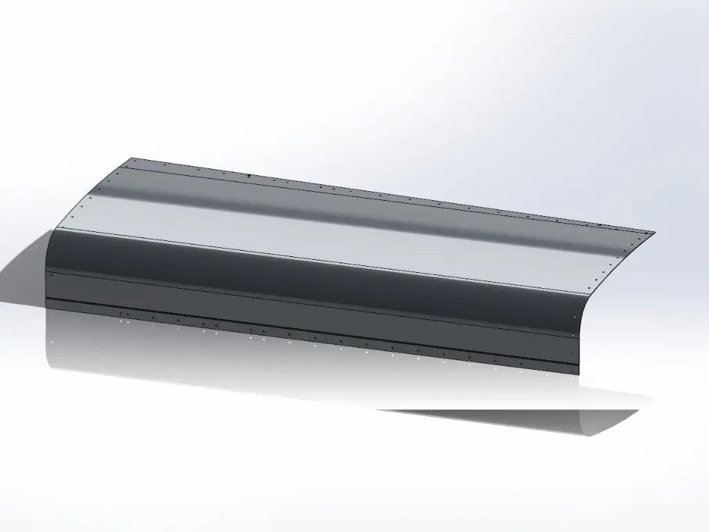 Peterbilt 359 Top Hood Panels - Long Hood