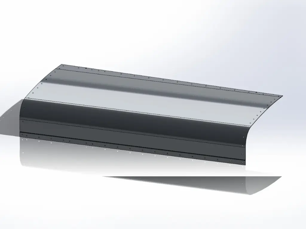 Peterbilt 359 Top Hood Panels - Short Hood