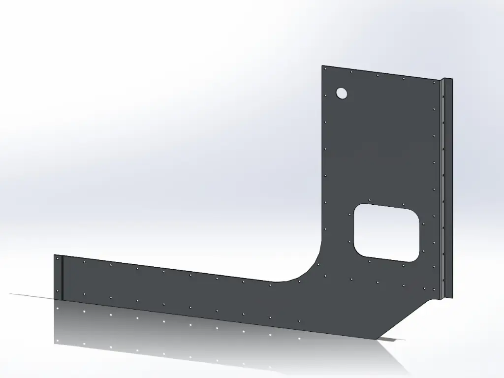 Peterbilt Cab Cowl / Air Cleaner Panels - 330/337 - Cab Mount Mirrors