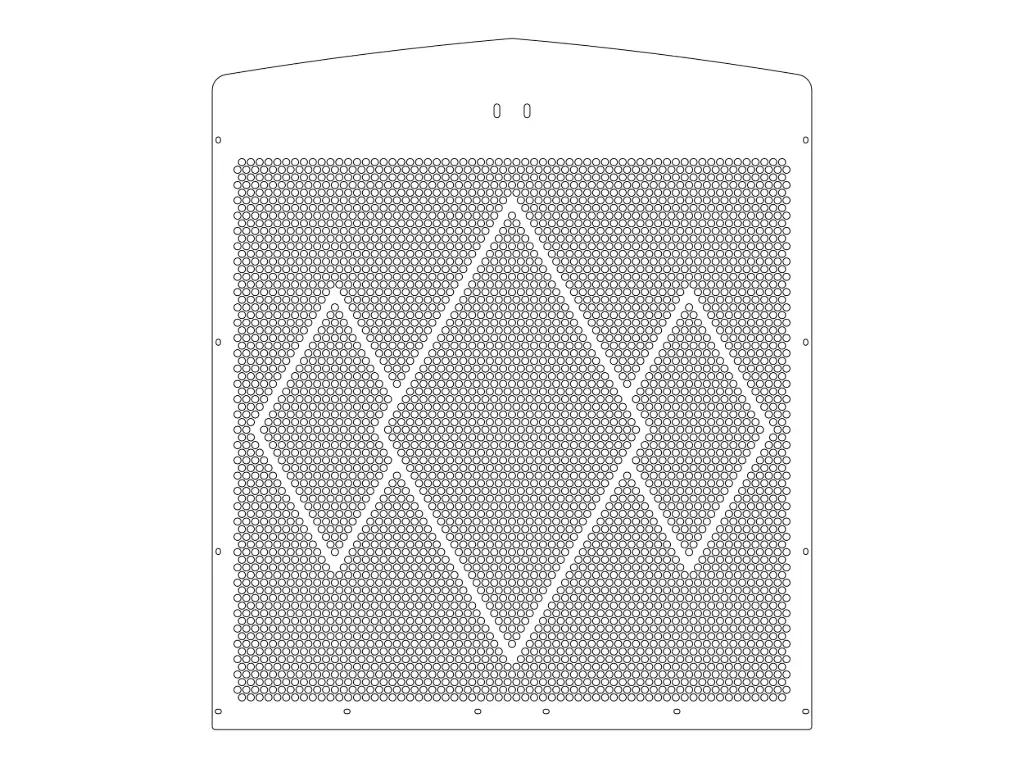 Kenworth W900L Complete Punched Grills