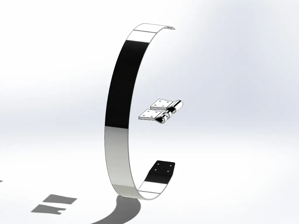 [SLI002058] Peterbilt Fuel Tank Straps (Ends Included) (4")