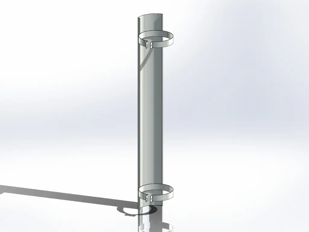 Straight Pipe 90 Degree Heatshields