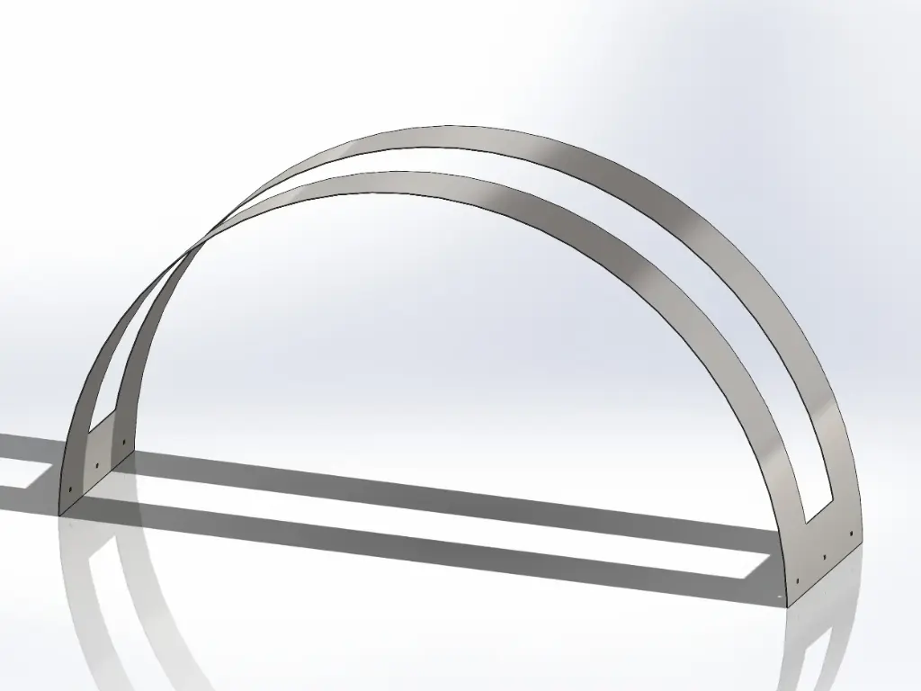 [SLI002315] Stainless Poly Fender Inserts - Regular | One-Piece