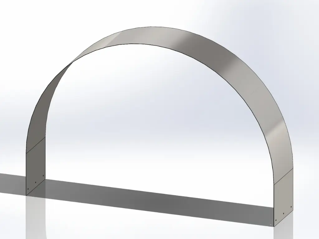 [SLI002322] Stainless Poly Fender Inserts - FGR-24.5 | Center