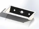 Inset Airline Box - 18" x 10" | Paintable Aluminum