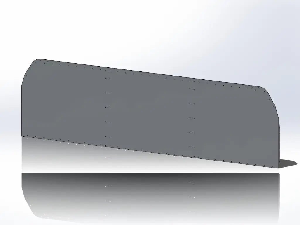 [SLI000055] Peterbilt 70″ (78″) Sleeper Panels - Back Top