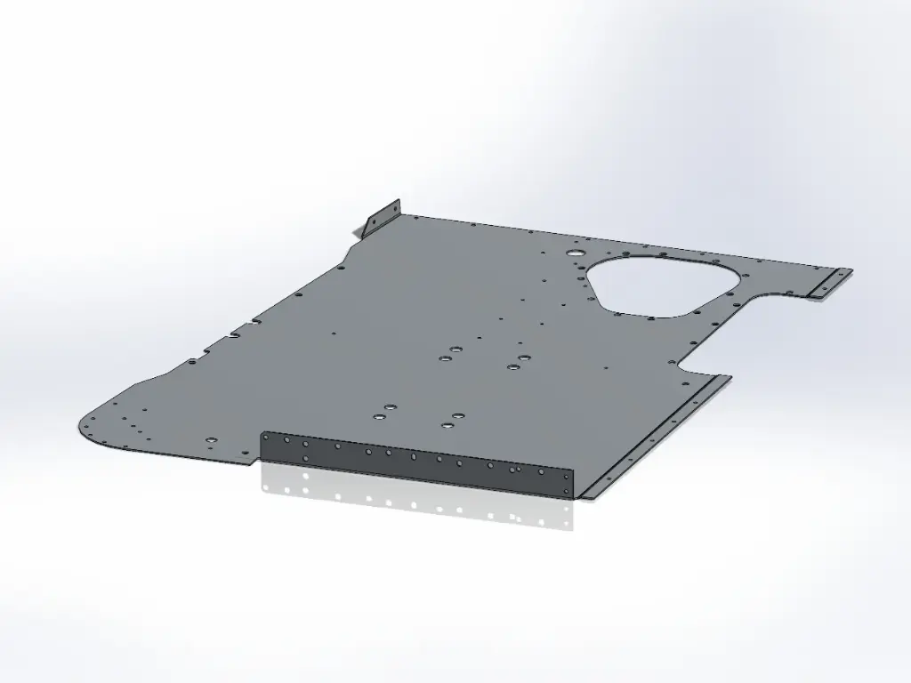 [SLI000045] Peterbilt Cab Bottom Floor Panels (Drivers Side)