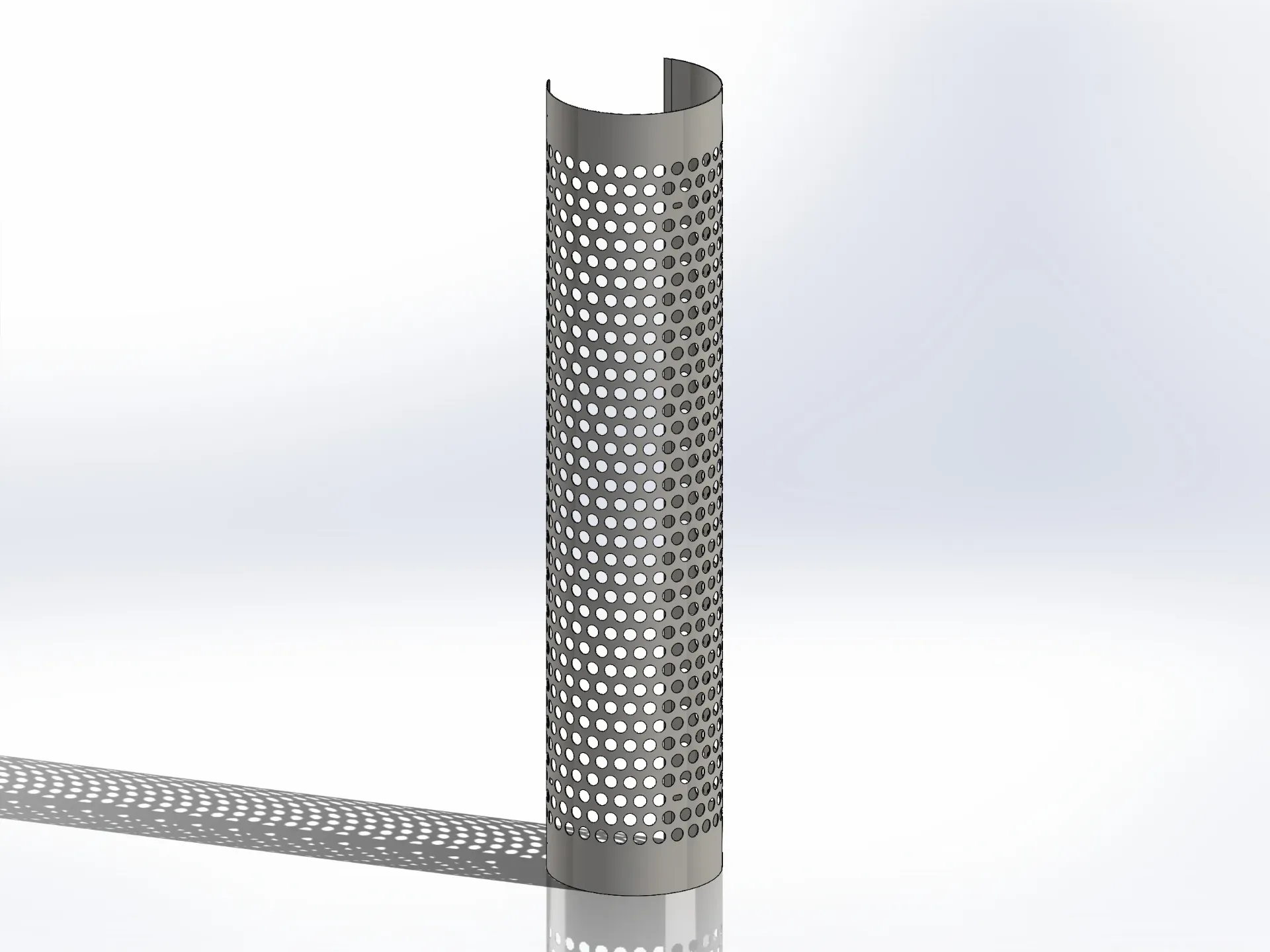 [SLI003385] Retro Style Heatshields (6", 3/4" Round Holes)