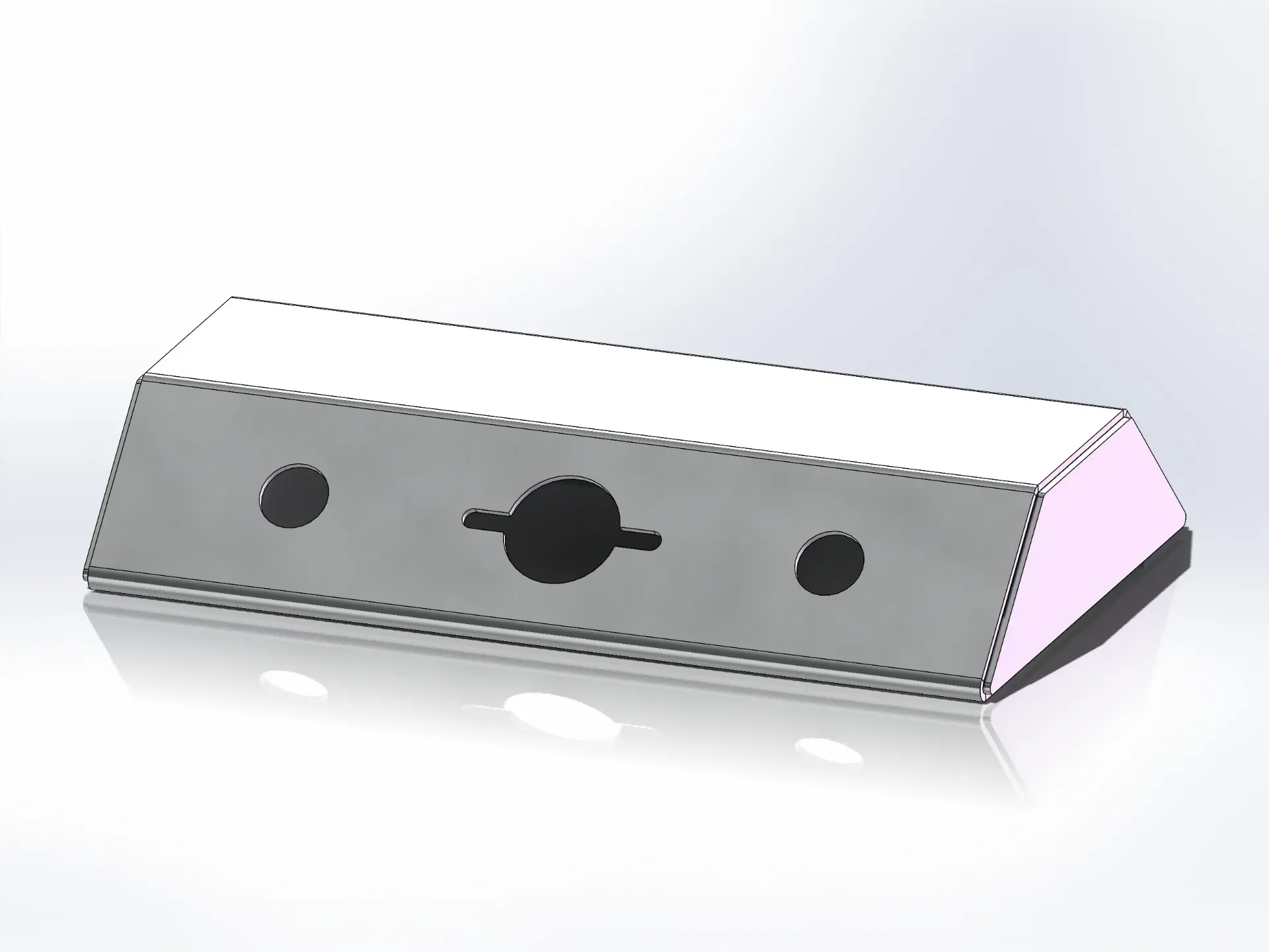 Small Airline Box - 9" x 3" x 15" | Paintable Aluminum