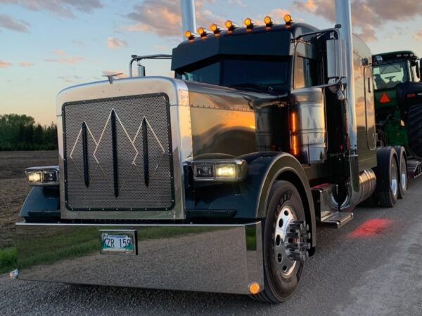 Peterbilt 379 Long Hood Punched Grills